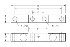 ML-1200-25K, 35K Load Cell assembly By Massload Technologies