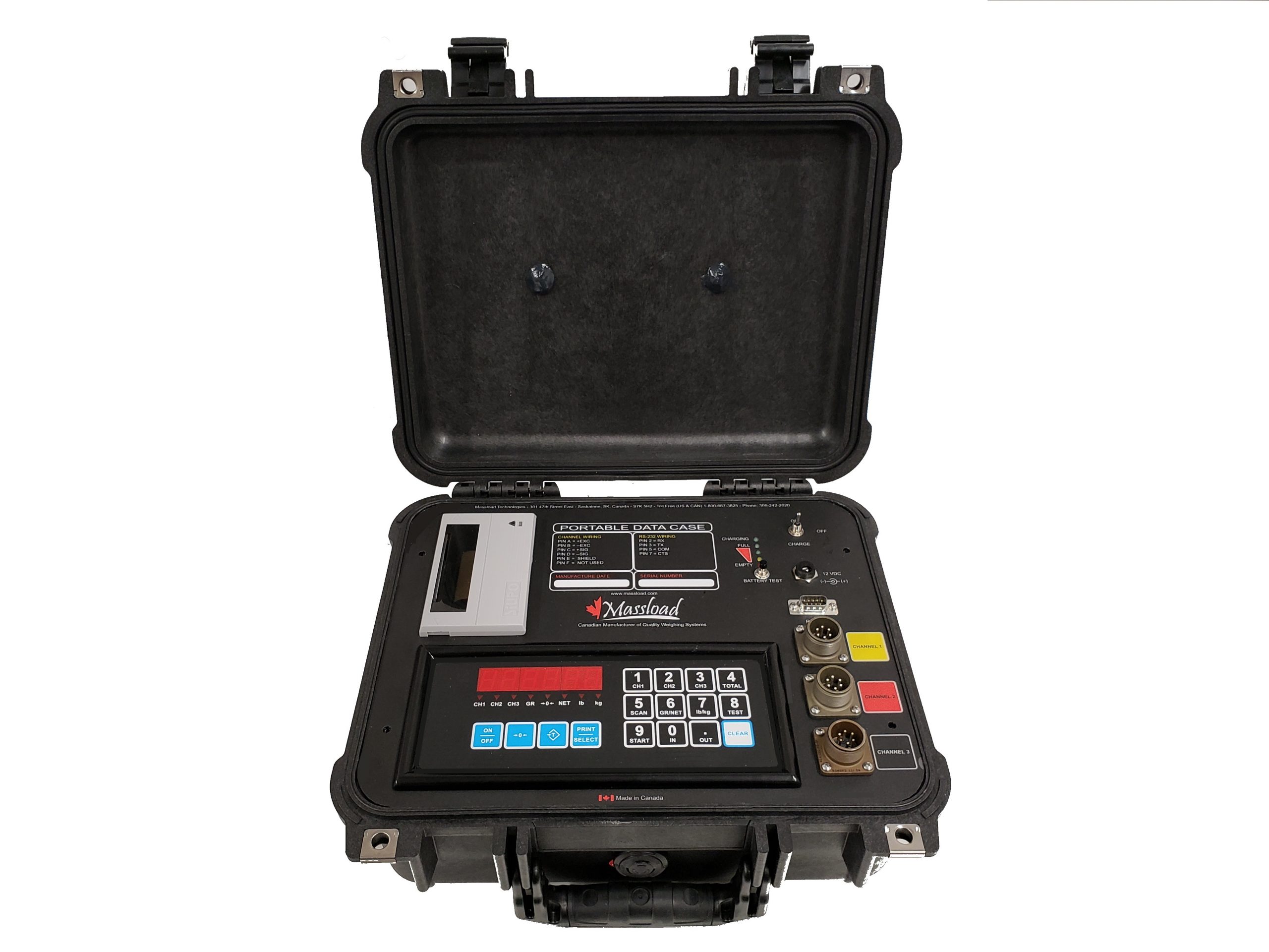 M2000 Portable Weigh Scale Data Processor Massload Technologies