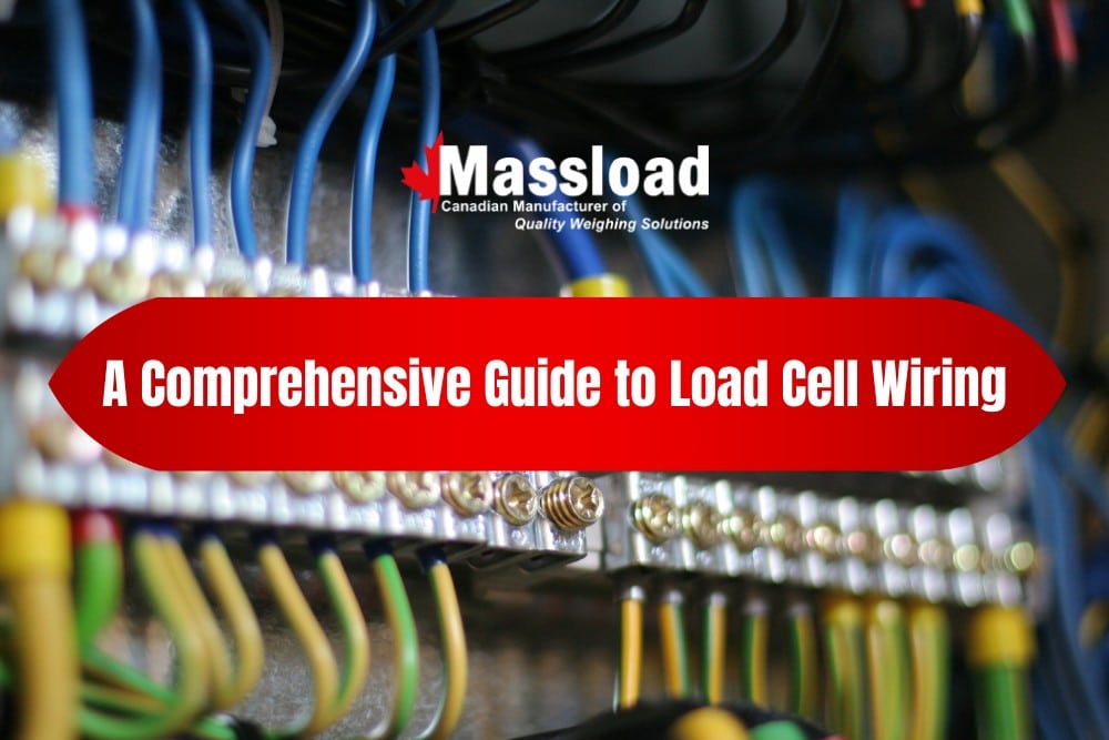 Load Cell wiring guide concept with text overlay.