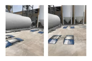 Massload Trailer Scale Installed in a Silo Environment