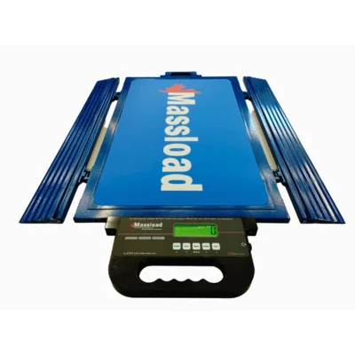 Ultraslim wheel load scale for portable vehicle weighing