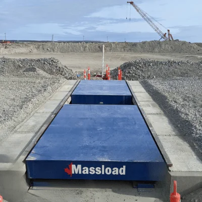 Mining scale system for weighing mining loads and equipment
